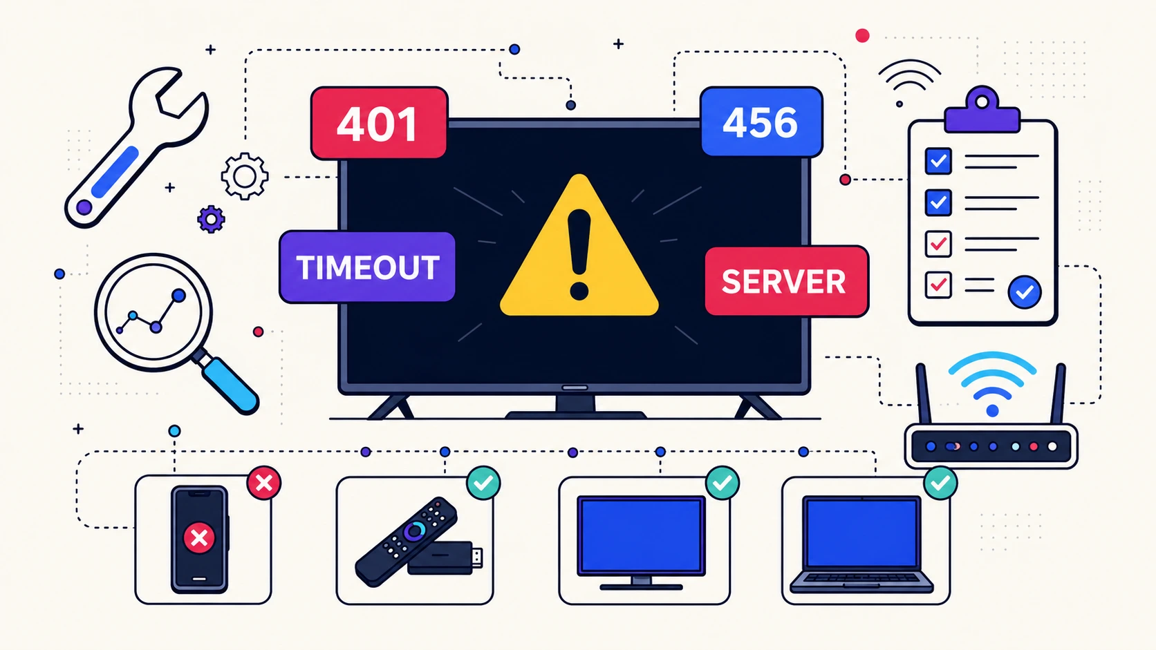 Erreur IPTV Smarters Pro : guide de dépannage