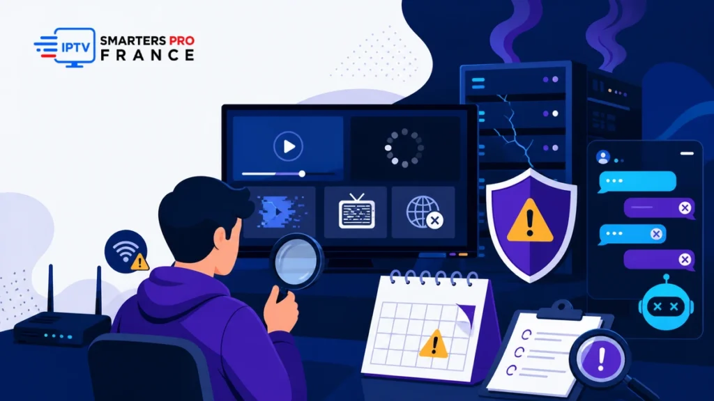 Fournisseur IPTV fiable avec signaux d’alerte, serveur et vérifications de continuité